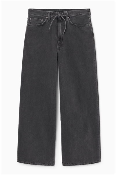 Широкие джинсовые брюки артикул 1187053002