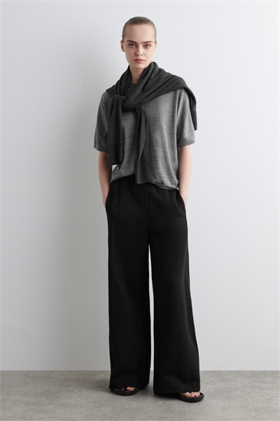 Широкие джоггеры из джерси артикул 1256004001