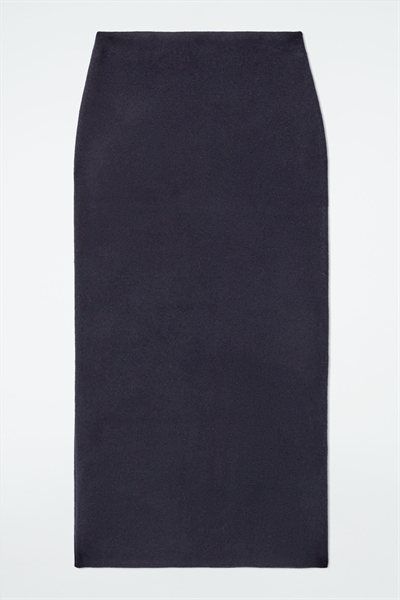 Юбка-макси из двухслойной шерсти артикул 1258975001