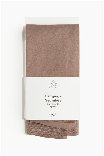 Бесшовные леггинсы-капри артикул 1222713007