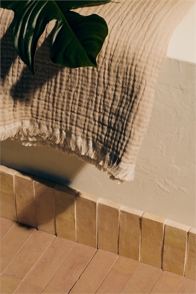 Плед из хлопкового муслина артикул 1226525015