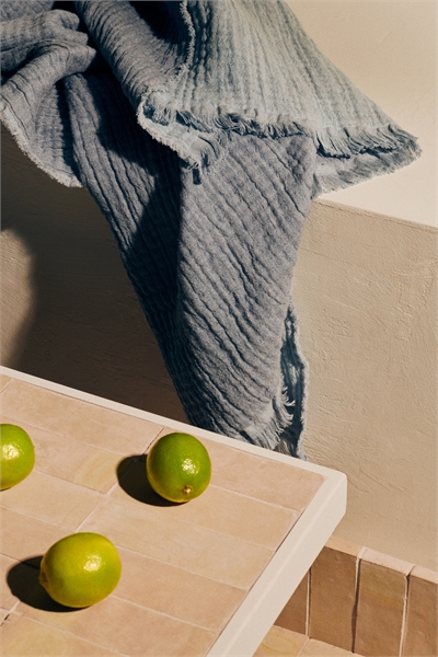 Плед из хлопкового муслина артикул 1226525016