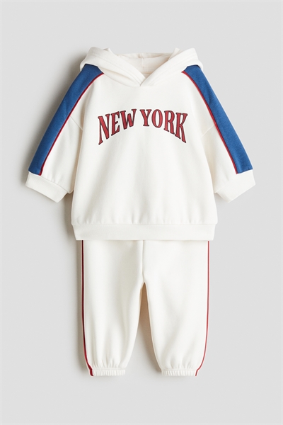 Комплект из 2 частей толстовки с принтом артикул 1296417001