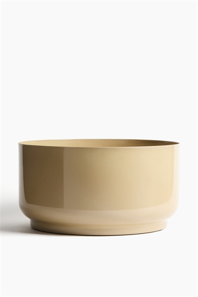 Широкий металлический горшок для растений артикул 1314669003