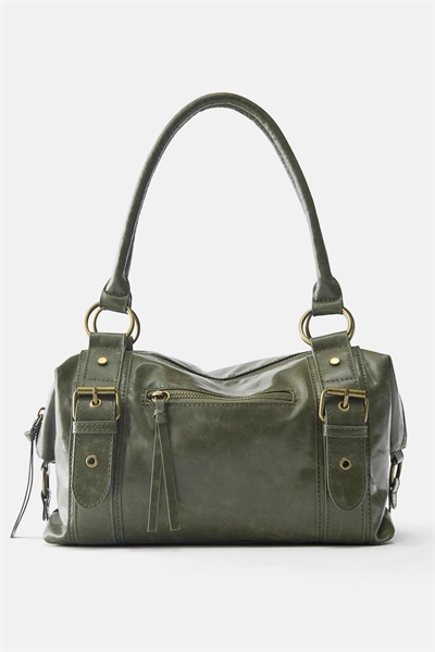 Мини-сумка-тоут с пряжками артикул 155663603