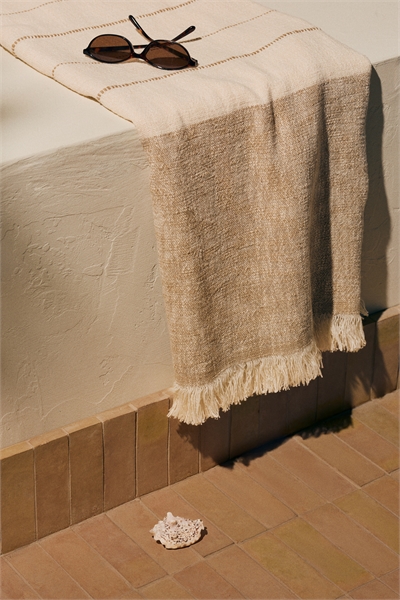 Плед из смешанного льна артикул 1329726001