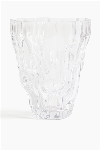 Ваза из текстурированного стекла артикул 1334791001