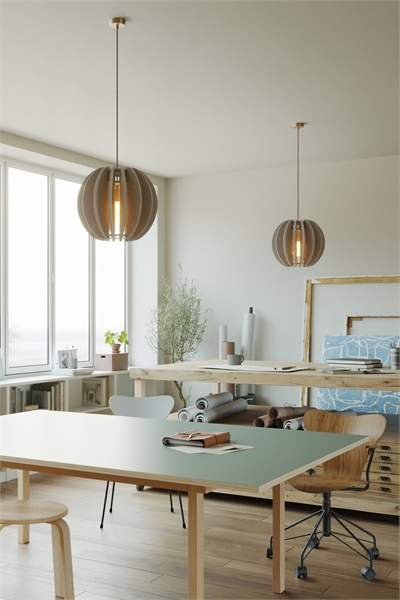 Подвесной светильник из звукопоглощающего материала артикул 1359019001