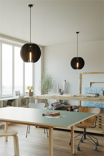 Подвесной светильник из звукопоглощающего материала артикул 1359019002