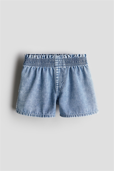 Джинсовые шорты свободного кроя артикул 1138141006