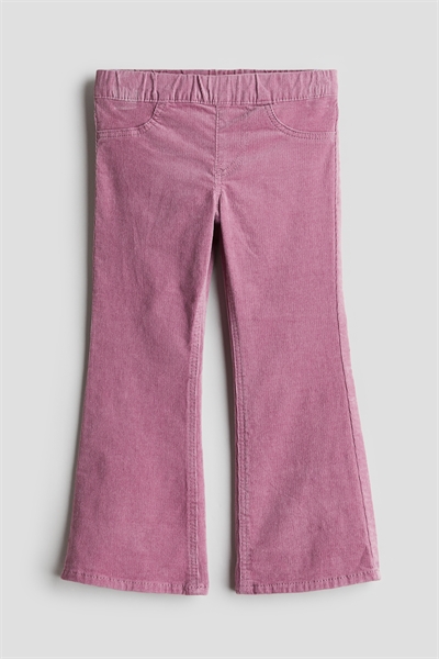 Расклешенные вельветовые брюки артикул 1233253001