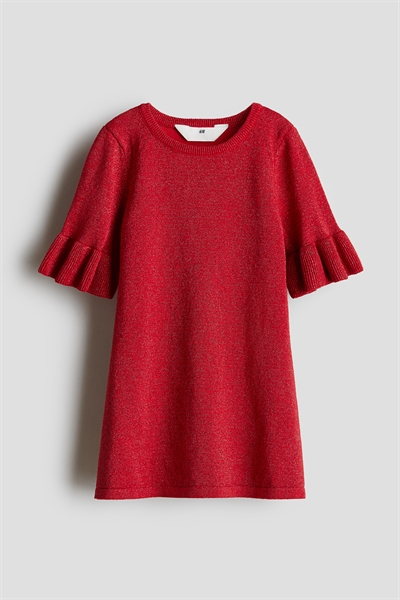 Платье из мерцающего трикотажа артикул 1255034003