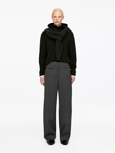 Приталенные брюки из шерстяной смеси артикул 1301573001