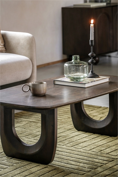 Кофейный столик из дерева манго артикул 1312919001