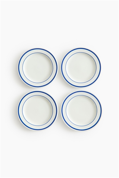 Фарфоровые тарелки маленькие, набор 4 штуки артикул 1328954003