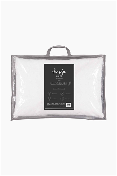 Набор из двух подушек с утиным пером и пухом артикул 1360005001