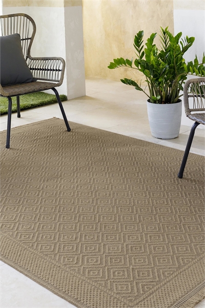 Загадочный современный коврик из джута, пригодный для стирки артикул 1290341001