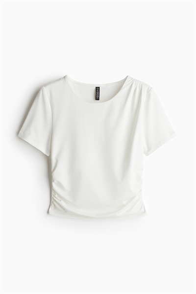 Драпированная футболка артикул 1292073002