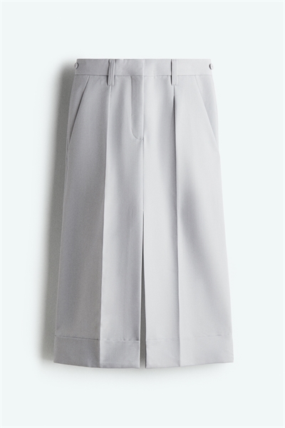 Приталенная юбка из шерстяного бленда артикул 1278182001