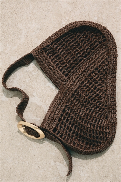 Соломенная сумка через плечо артикул 1322764001