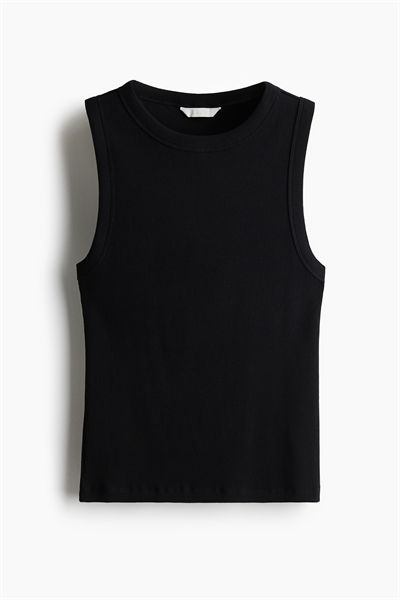 Майка из трикотажа в рубчик артикул 1250800005