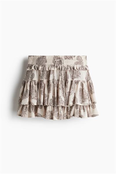 Мини-юбка с воланами артикул 1291596001