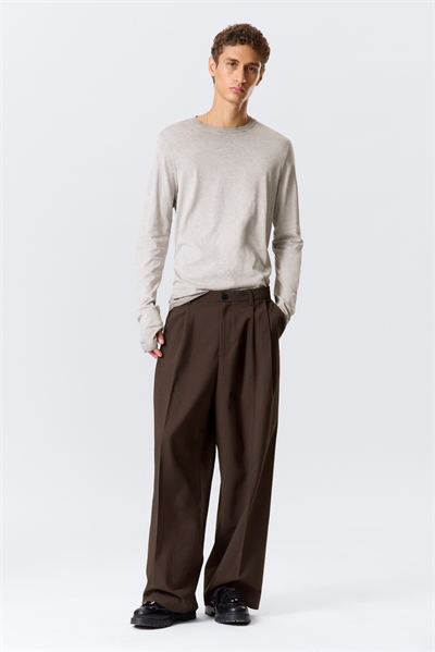 Костюмные брюки с плиссировкой Nate Loose Fit артикул 1270360004