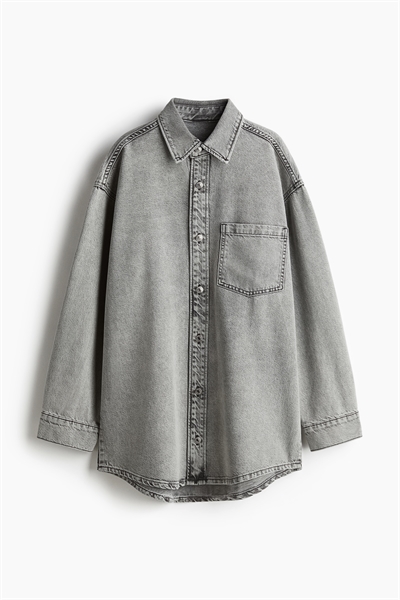 Джинсовая рубашка Feather Soft Oversized артикул 1260480004