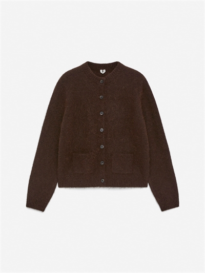 Кардиган из смеси альпаки и шерсти артикул 1294658001