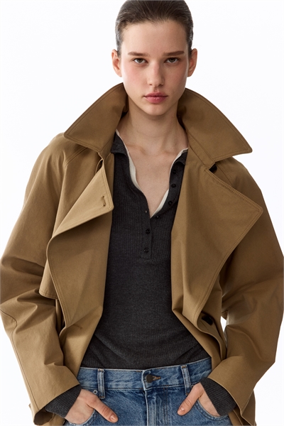 Короткий тренч артикул 1316018002