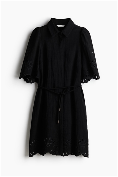 Платье с бродери англэз артикул 1272813003