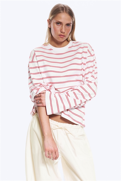 Хлопковая футболка с длинными рукавами артикул 1297679050