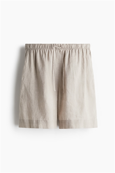 Льняные шорты-бермуды артикул 1278534002