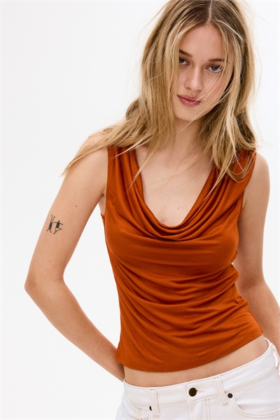 Топ из джерси с капюшоном артикул 1316939003