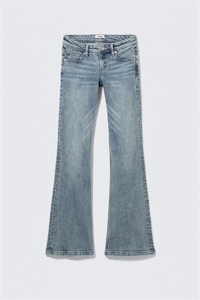 Джинсы с низкой посадкой и расклешенными штанинами артикул 1307901001