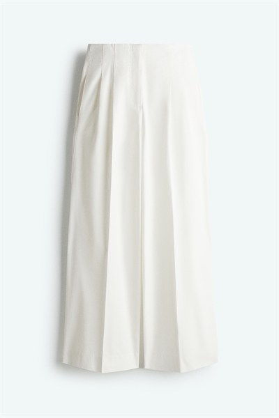 Хлопковые брюки со складками спереди артикул 1282952001