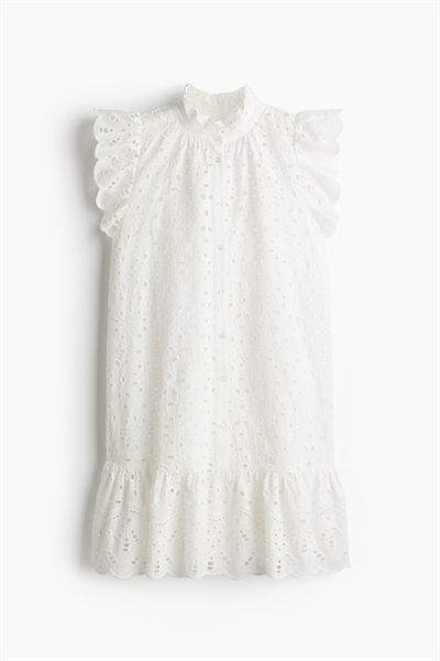 Платье с бродери англез артикул 1282352004