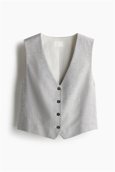 Приталенный костюмный жилет артикул 1268440005