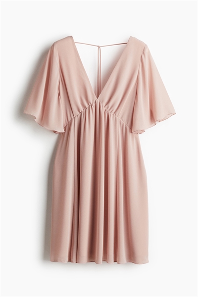 Шифоновое платье с V-образным вырезом артикул 1284564002