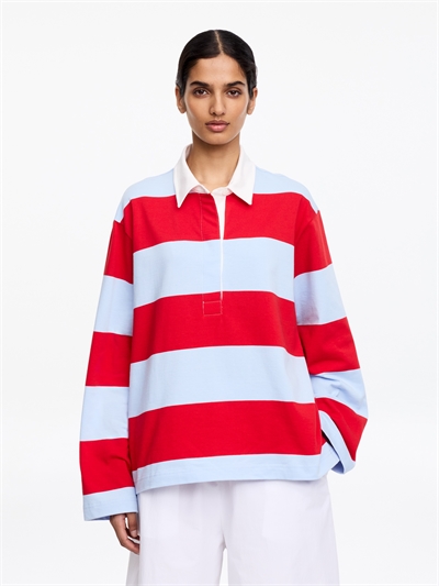 Хлопковая рубашка-поло артикул 1339785001