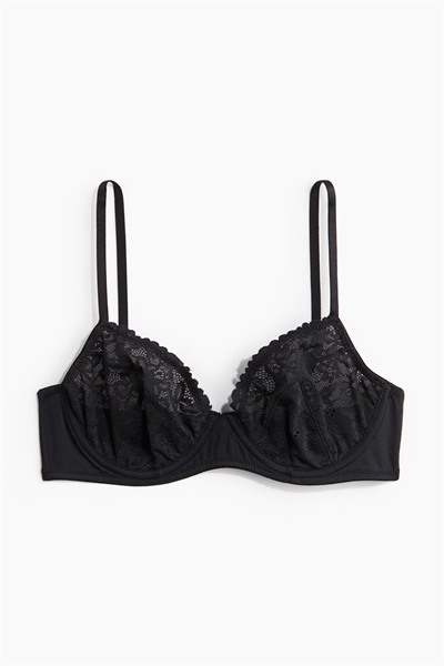 Кружевной бюстгальтер с заниженной талией артикул 1270068002