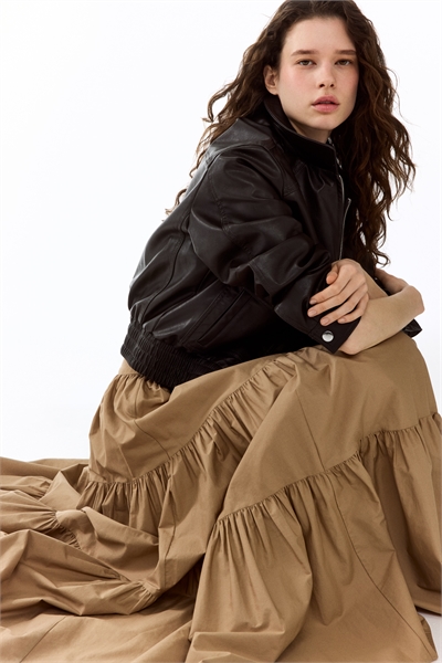 Многослойная юбка макси артикул 1321143001