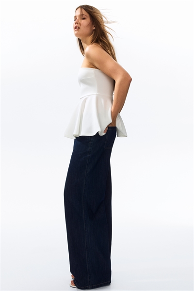 Джинсовые брюки с эластичным поясом артикул 1308274005