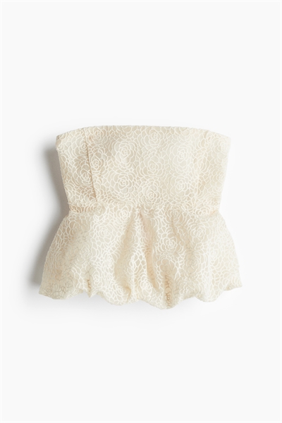 Топ-бандо с вышивкой артикул 1283152001