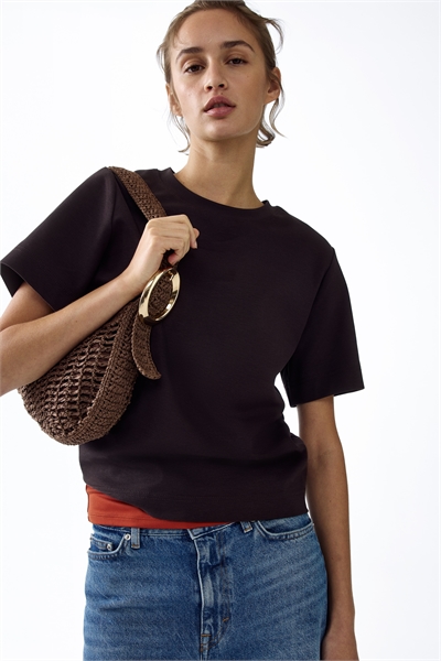 Футболка из хлопка пима артикул 1268756003