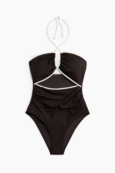 Вырезной купальник с мягкой чашкой артикул 1271860001