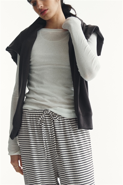 Ребристые брюки на завязках артикул 1296717005