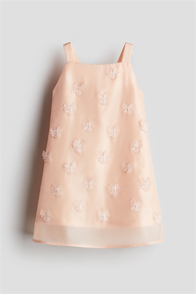 Платье из органзы с аппликацией артикул 1283880001