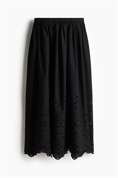 Юбка с отделкой бродери англез артикул 1259998001