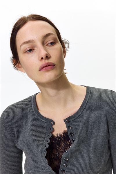 Ребристый кардиган артикул 1320748001